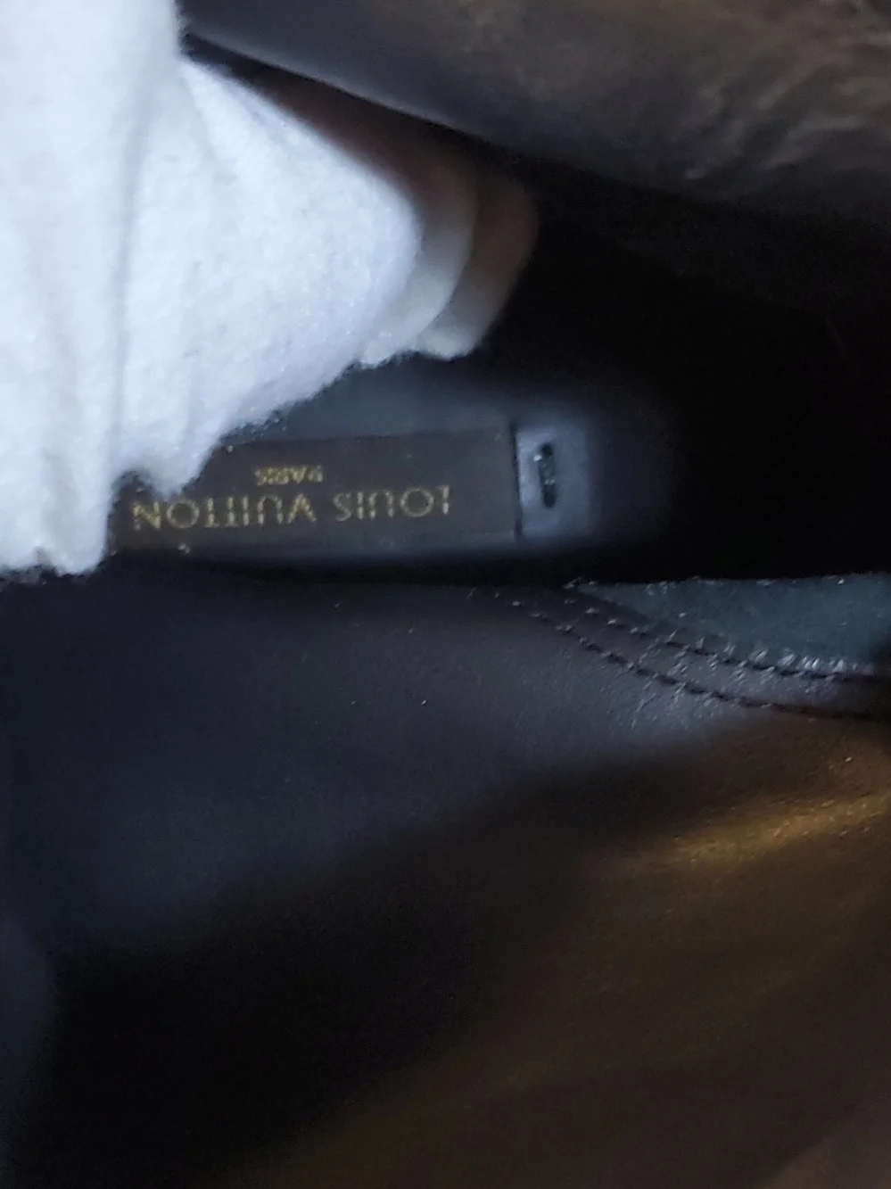 Authentic Louis Vuitton Women's Black Suede Ankle Strap Stiletto Heels Size 38.5 - Picture 11 of 16